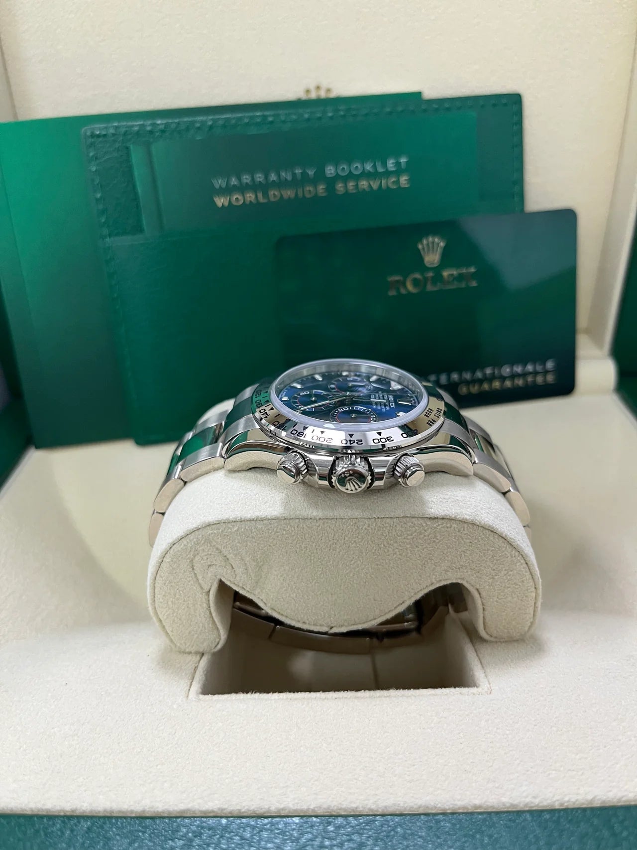 Daytona 40mm Acciaio Blu